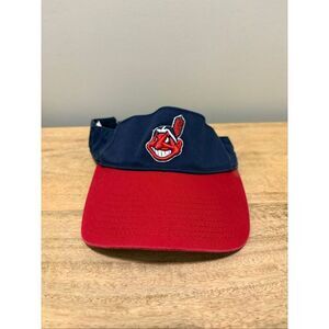 🐿️ Vintage Cleveland Indians MLB Baseball Visor Hat Cap